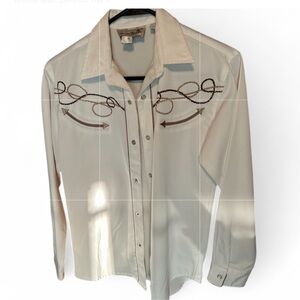 vintage Roper Denver, Colorado brand embroidered western shirt